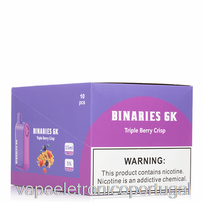 Vape Eletrônico [pacote Com 10] Binários Horizonte 6k 6000 Descartáveis